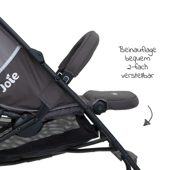 joie Buggy & Sportwagen Nitro LX nur 7,7 kg - ideal für die Reise - Dark Pewter