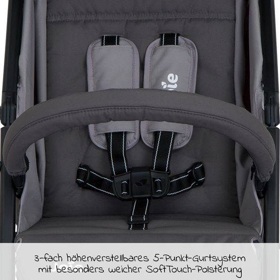 joie Buggy & Sportwagen Nitro LX nur 7,7 kg - ideal für die Reise - Dark Pewter