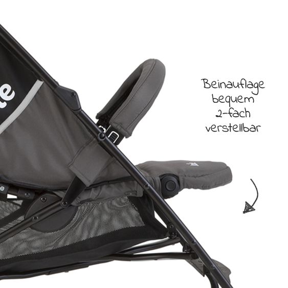 joie Buggy & Sportwagen Nitro LX nur 7,7 kg - ideal für die Reise - Ember