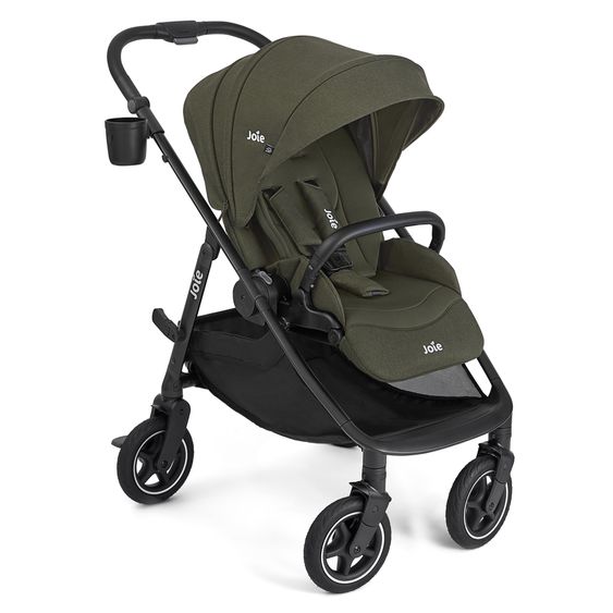 joie Buggy & Sportwagen Versadrift bis 22 kg belastbar mit Drift-Funktion, Knickschieber, umsetzbarer Sportsitz, Adapter, Getränkehalter & Regenschutz - Fern