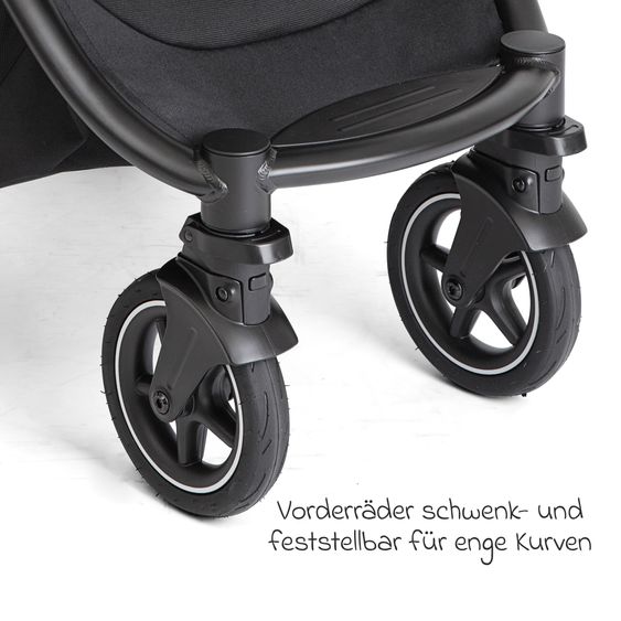 joie Passeggino Leggero & Sportivo Versatrax - fino a 22 kg con maniglione telescopico, seduta reversibile, adattatori, copertura antipioggia e zanzariera - Anacardio
