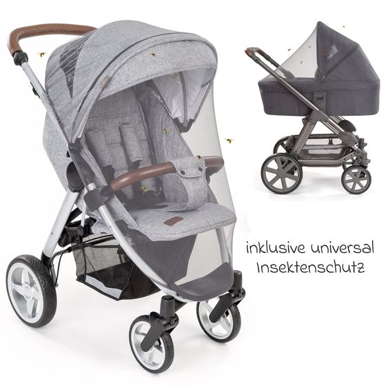joie Poussette & Sportwagen Versatrax - Charge Jusqu’à 22 Kg avec Poignée Télescopique, Siège Réversible, Adaptateur, Protection Contre La Pluie & Protection Contre Les Insectes - Raven