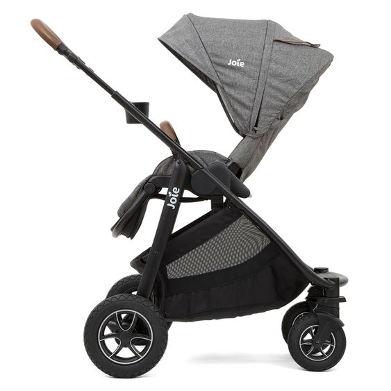 joie Buggy & Sportwagen Versatrax bis 22 kg belastbar - umsetzbare Sitzeinheit, Adapter & Regenschutz - Grey Flower