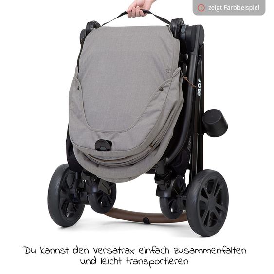 joie Buggy & Sportwagen Versatrax bis 22 kg belastbar - umsetzbare Sitzeinheit, Adapter & Regenschutz - Laurel