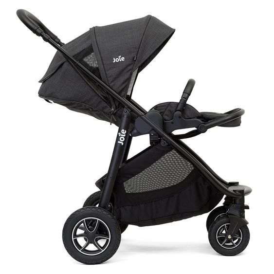joie Buggy & Sportwagen Versatrax bis 22 kg belastbar - umsetzbare Sitzeinheit, Adapter, & Regenschutz - Pavement
