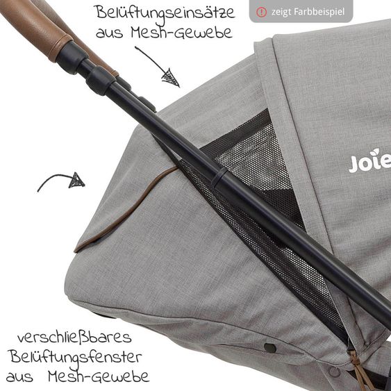 joie Passeggino Versatrax fino a 22 kg - unità di seduta convertibile, adattatore e pacchetto accessori XXL - Laurel