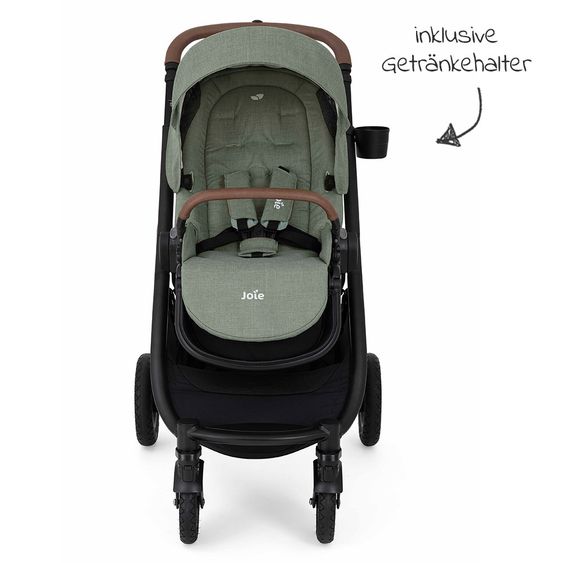 joie Passeggino Versatrax fino a 22 kg - unità di seduta convertibile, adattatore e pacchetto accessori XXL - Laurel