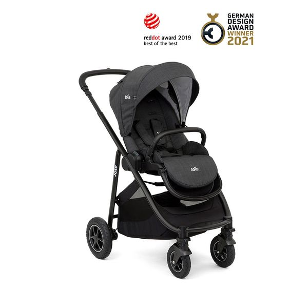 joie Versatrax buggy & stroller loadable up to 22 kg - convertible seat unit, adapter, & XXL accessory pack - Pavement