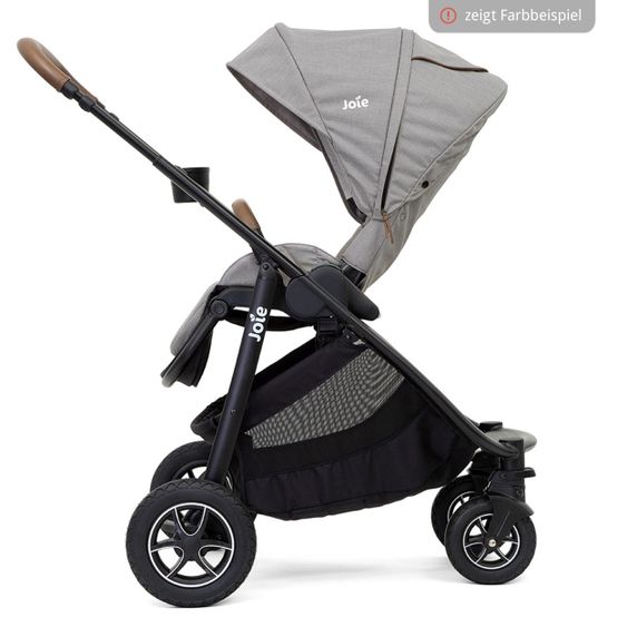 joie Buggy & Sportwagen Versatrax bis 22 kg belastbar- umsetzbare Sitzeinheit, Regenschutz, Fußsack & Handmuff - Laurel