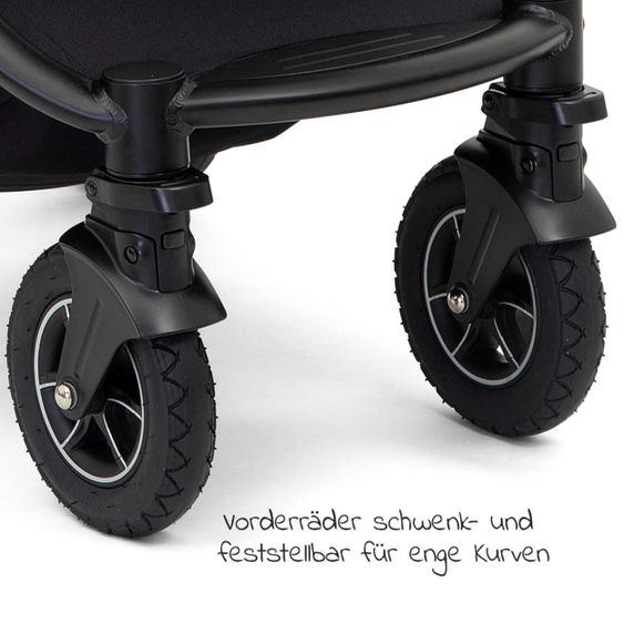 joie Buggy & Sportwagen Versatrax bis 22 kg belastbar- umsetzbare Sitzeinheit, Regenschutz, Fußsack & Handmuff - Laurel