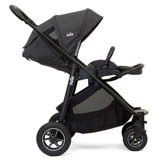 joie Buggy & Sportwagen Versatrax bis 22 kg belastbar- umsetzbare Sitzeinheit, Regenschutz, Fußsack & Handmuff - Pavement