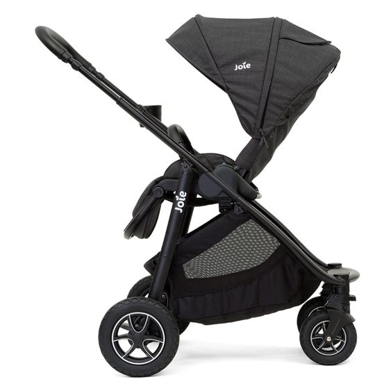 joie Buggy & Sportwagen Versatrax bis 22 kg belastbar- umsetzbare Sitzeinheit, Regenschutz, Fußsack & Handmuff - Pavement