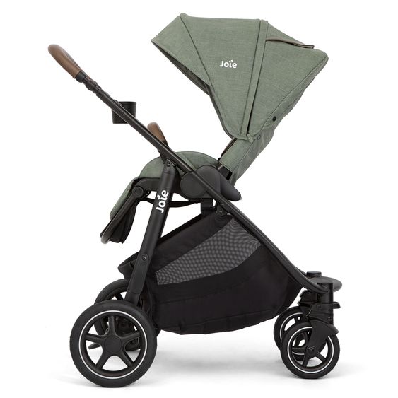joie Buggy & Sportwagen Versatrax mit neuem Reifen-Design - bis 22 kg belastbar mit Teleskopschieber, umsetzbarer Sitzeinheit, Adapter, Regenschutz & XXL-Zubehörpaket - Laurel