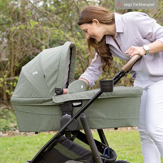 joie Buggy & Sportwagen Versatrax mit neuem Reifen-Design - bis 22 kg belastbar mit Teleskopschieber, umsetzbarer Sitzeinheit, Adapter, Regenschutz & XXL-Zubehörpaket - Shale