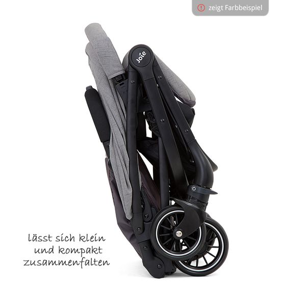 joie Buggy Tourist inkl. Adapter, Regenschutz und Transporttasche - Coal