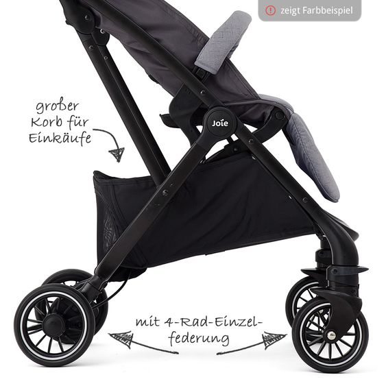 joie Buggy Tourist inkl. Adapter, Regenschutz und Transporttasche - Lychee