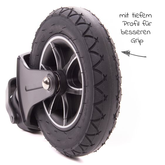 joie Ersatz-Räder gefüllt mit Schaumstoff vorne für Mytrax 2er-Set