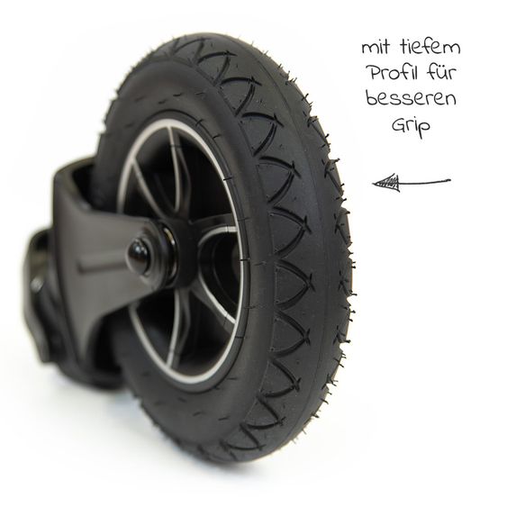 joie Ersatz-Räder gefüllt mit Schaumstoff vorne für Versatrax 2er-Set