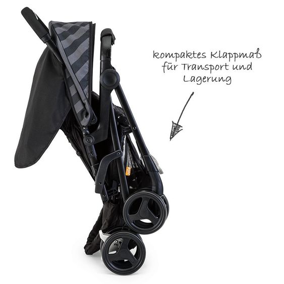 joie Geschwister- & Zwillingsbuggy AireTwin inkl. Regenschutz - Liquorice