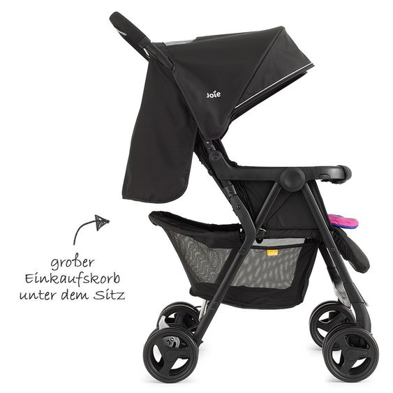 joie Geschwister- & Zwillingsbuggy AireTwin inkl. Regenschutz - Pink Blue