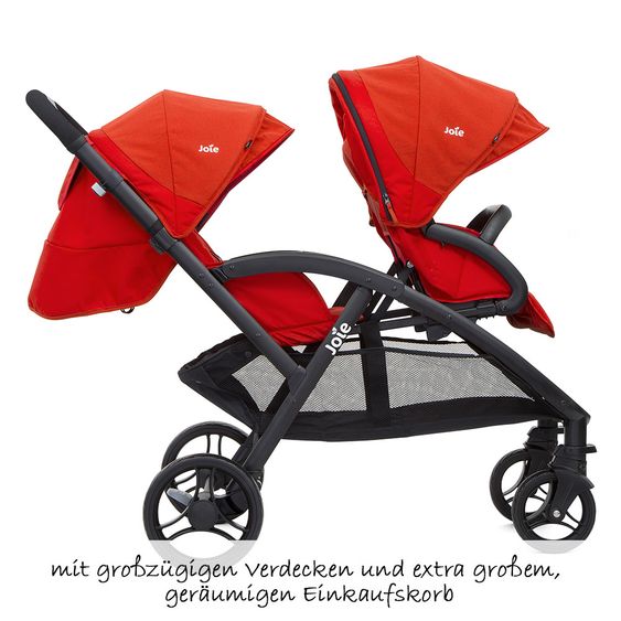 joie Geschwisterwagen Evalite Duo inkl. Regenschutz - Lychee