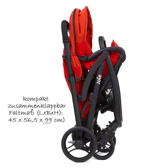 joie Geschwisterwagen Evalite Duo inkl. Regenschutz - Lychee