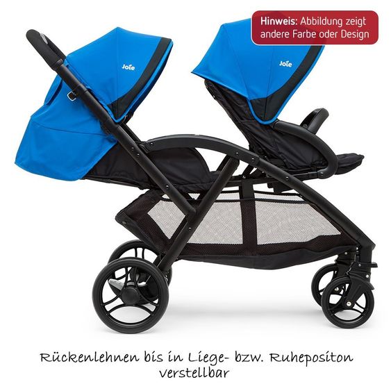joie Geschwisterwagen Evalite Duo inkl. Regenschutz - Two Tone Black