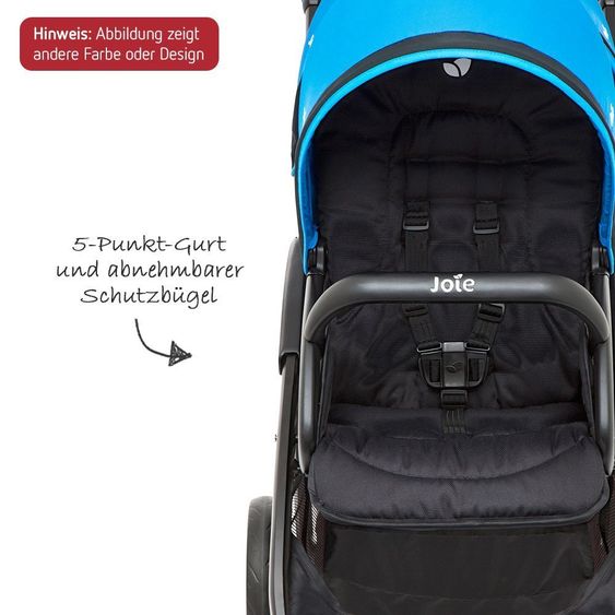 joie Geschwisterwagen Evalite Duo inkl. Regenschutz - Two Tone Black