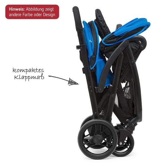 joie Geschwisterwagen Evalite Duo inkl. Regenschutz - Two Tone Black