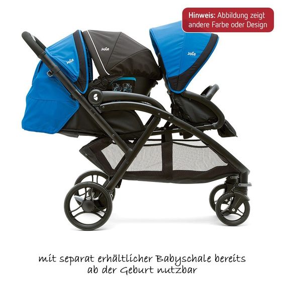 joie Geschwisterwagen Evalite Duo inkl. Regenschutz - Two Tone Black