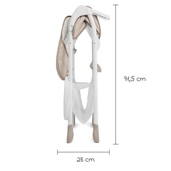 joie Hochstuhl Mimzy Snacker ab 6 Monate nutzbar klein faltbar nur 6,3 kg leicht - Taupe