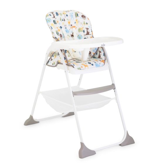 joie Hochstuhl Mimzy Snacker bis 15 kg nutzbar klein faltbar nur 6,3 kg - Alphabet