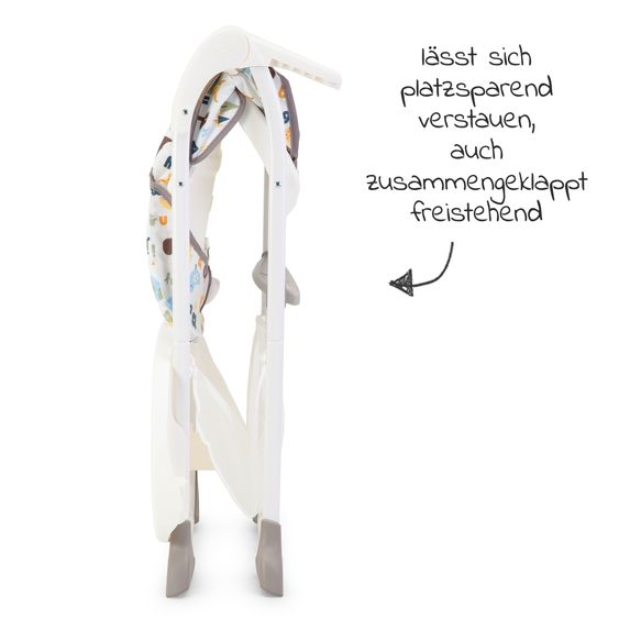 joie Hochstuhl Mimzy Snacker bis 15 kg nutzbar klein faltbar nur 6,3 kg - Alphabet
