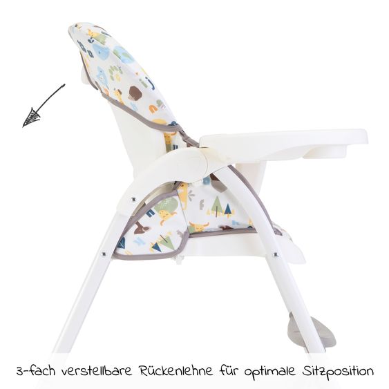 joie Hochstuhl Mimzy Snacker bis 15 kg nutzbar klein faltbar nur 6,3 kg - Alphabet