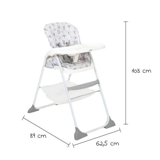 joie Hochstuhl Mimzy Snacker bis 15 kg nutzbar klein faltbar nur 6,3 kg - Portrait