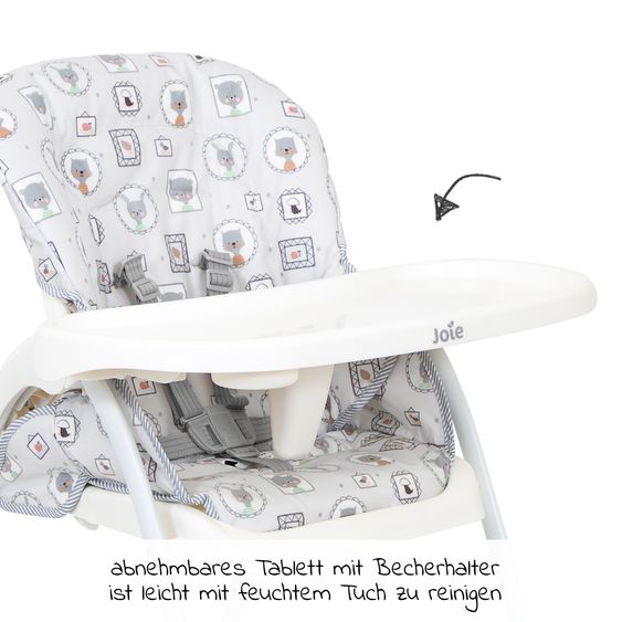 joie Hochstuhl Mimzy Snacker bis 15 kg nutzbar klein faltbar nur 6,3 kg - Portrait