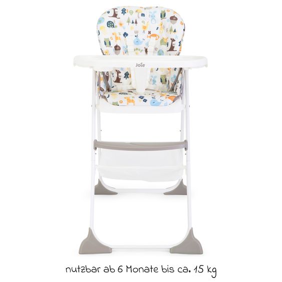 joie Seggiolone Mimzy Snacker utilizzabile da 6 mesi piccolo pieghevole solo 6,3 kg leggero - Alphabet