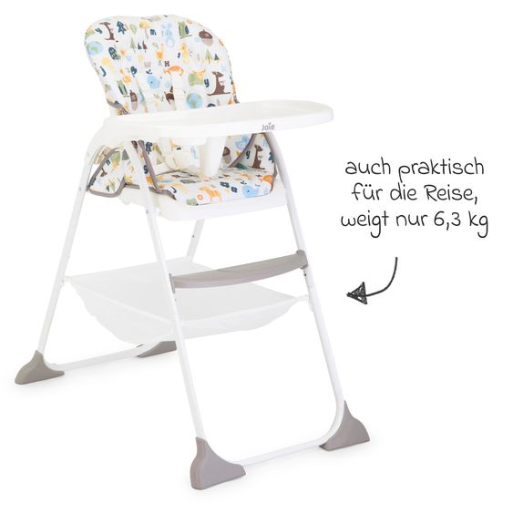 joie Seggiolone Mimzy Snacker utilizzabile da 6 mesi piccolo pieghevole solo 6,3 kg leggero - Alphabet