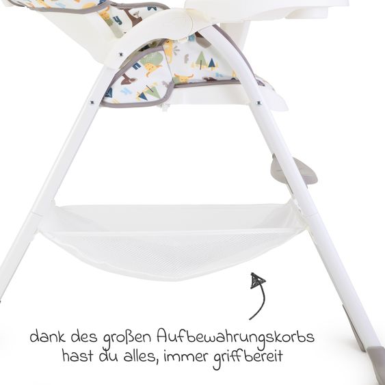 joie Seggiolone Mimzy Snacker utilizzabile da 6 mesi piccolo pieghevole solo 6,3 kg leggero - Alphabet