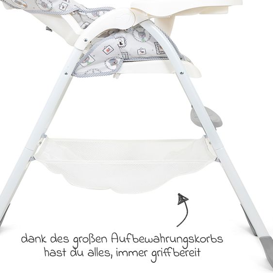 joie Highchair Mimzy Snacker usable from 6 months small foldable only 6.3 kg light - Portrait