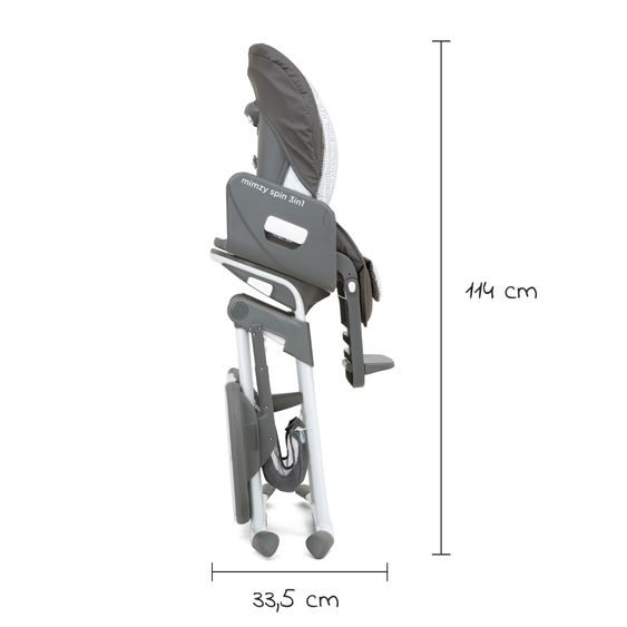 joie High chair Mimzy Spin 3in1 - Tile