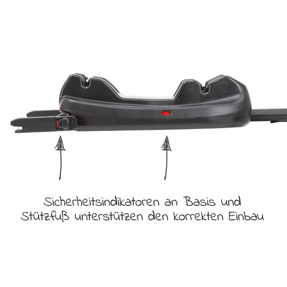 joie Isofix-Basis i-Base LX 2 für i-Snug 2 / i-Gemm 3 - Black