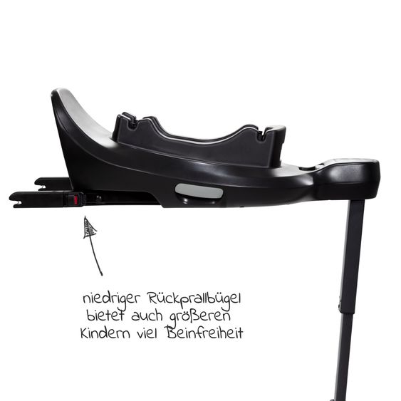 Joie Signature Isofix-Basisstation i-Base Encore drehbar für Calmi R129 / i-Level Recline / i-Jemini / i-Harbour - Signature - Black