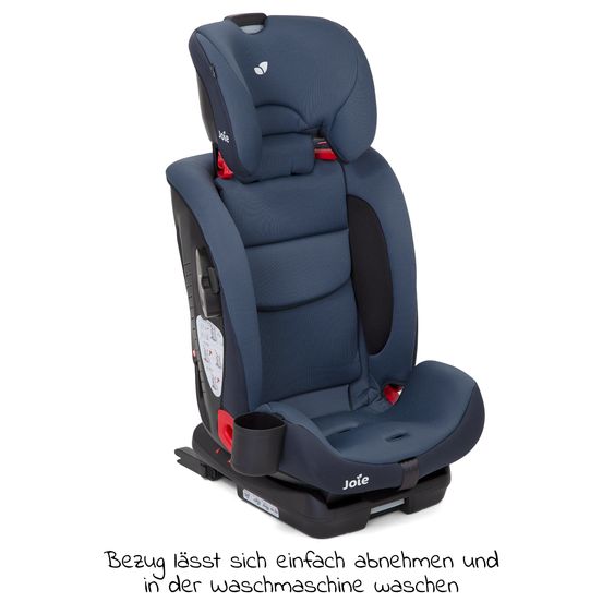 joie Kindersitz Bold R Gruppe 1/2/3 - ab 9 Monate -12 Jahre (9-36 kg) mit Isofix inkl. Getränkehalter - Deep Sea