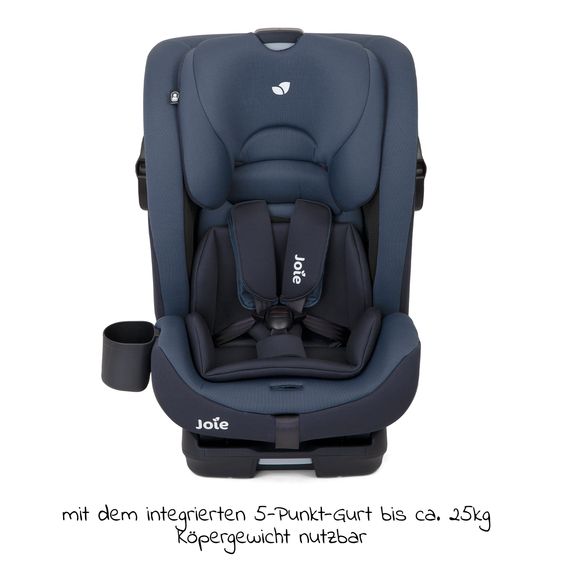 joie Kindersitz Bold R Gruppe 1/2/3 - ab 9 Monate -12 Jahre (9-36 kg) mit Isofix inkl. Getränkehalter - Deep Sea