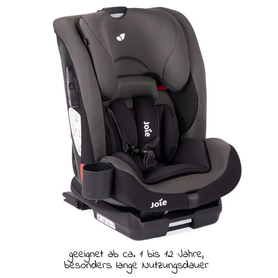 joie Kindersitz Bold R Gruppe 1/2/3 - ab 9 Monate - 12 Jahre (9-36 kg) mit Isofix inkl. Getränkehalter- Ember