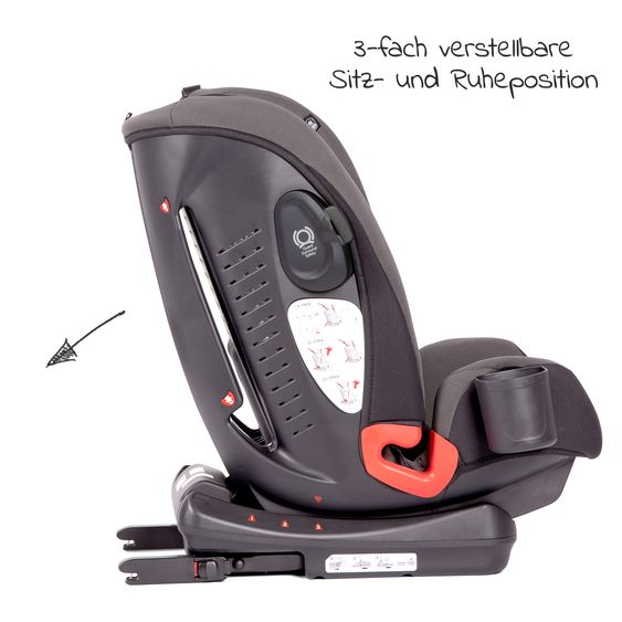 joie Kindersitz Bold R Gruppe 1/2/3 - ab 9 Monate - 12 Jahre (9-36 kg) mit Isofix inkl. Getränkehalter- Ember