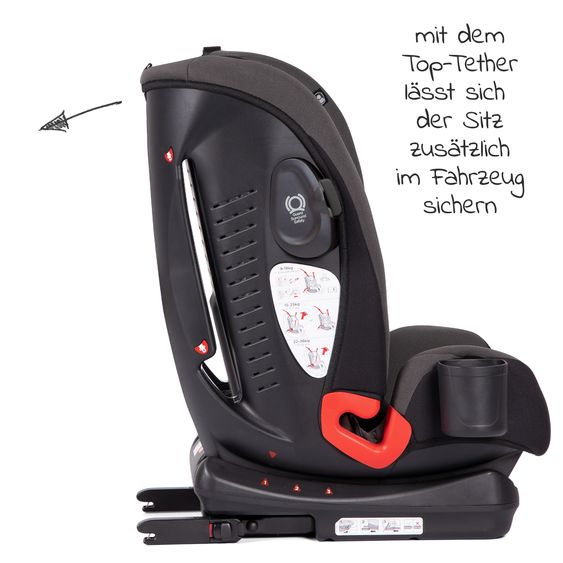 joie Kindersitz Bold R Gruppe 1/2/3 - ab 9 Monate - 12 Jahre (9-36 kg) mit Isofix inkl. Getränkehalter- Ember