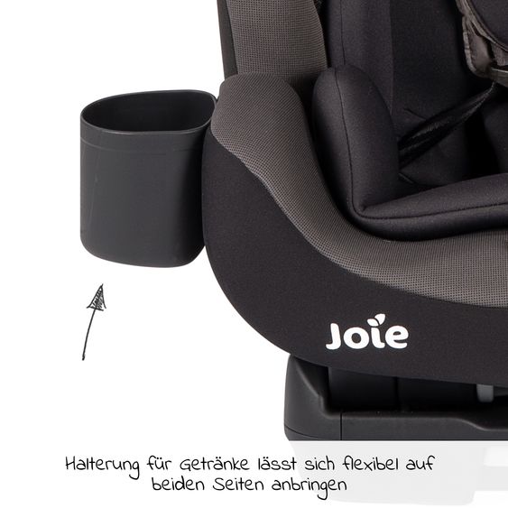 joie Kindersitz Bold R Gruppe 1/2/3 - ab 9 Monate - 12 Jahre (9-36 kg) mit Isofix inkl. Getränkehalter- Ember