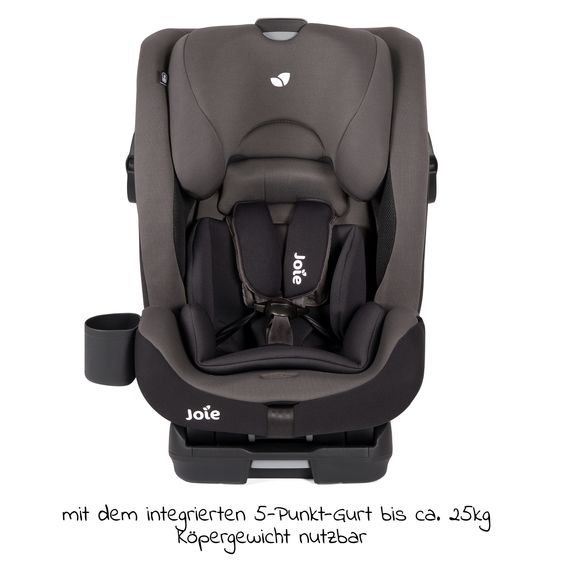 joie Kindersitz Bold R Gruppe 1/2/3 - ab 9 Monate - 12 Jahre (9-36 kg) mit Isofix inkl. Getränkehalter- Ember